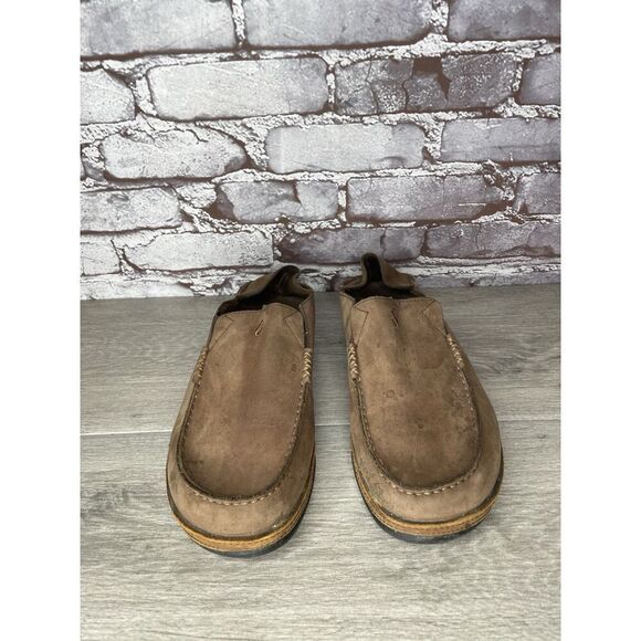 OluKai Moloa Brown Toffee Leather Slip On Loafers Casual Shoes Men Sz 9M US/42EU main image 8